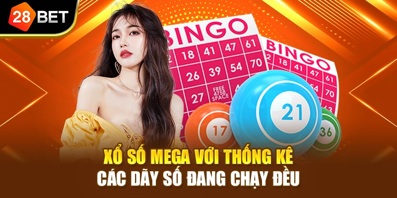 Xổ số Mega với thống kê các dãy số đang chạy đều